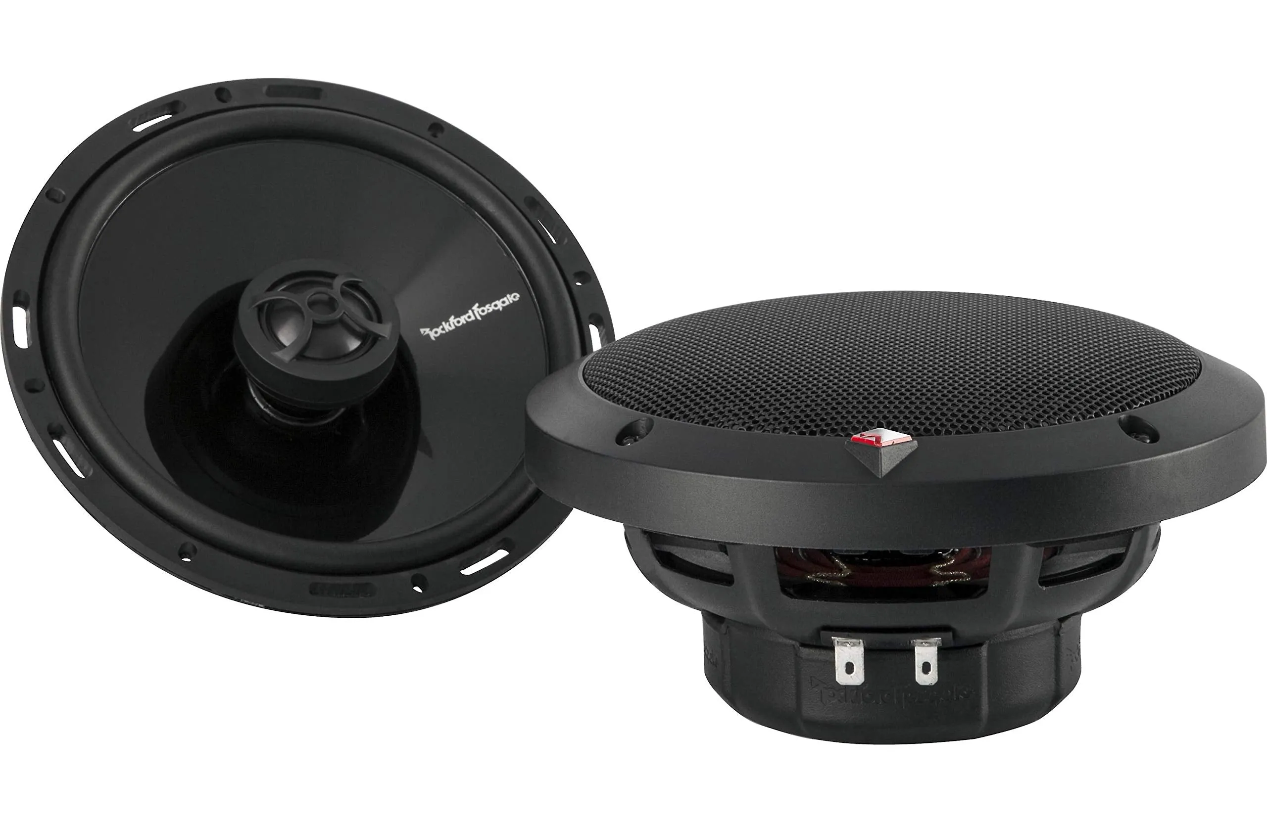 Pair of Rockford Fosgate Punch P1650 6.5" 220W 2-Way   P152 5.25" 2-Way Full Range Coaxial Speakers - 4 Speakers   Gravity Magnet Phone Holder