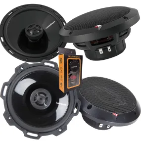 Pair of Rockford Fosgate Punch P1650 6.5" 220W 2-Way   P152 5.25" 2-Way Full Range Coaxial Speakers - 4 Speakers   Gravity Magnet Phone Holder