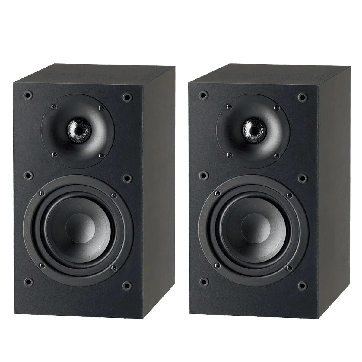 Paradigm OPEN BOX Monitor SE Atom Bookshelf Speakers - Pair - Matte Black-Excellent Condition