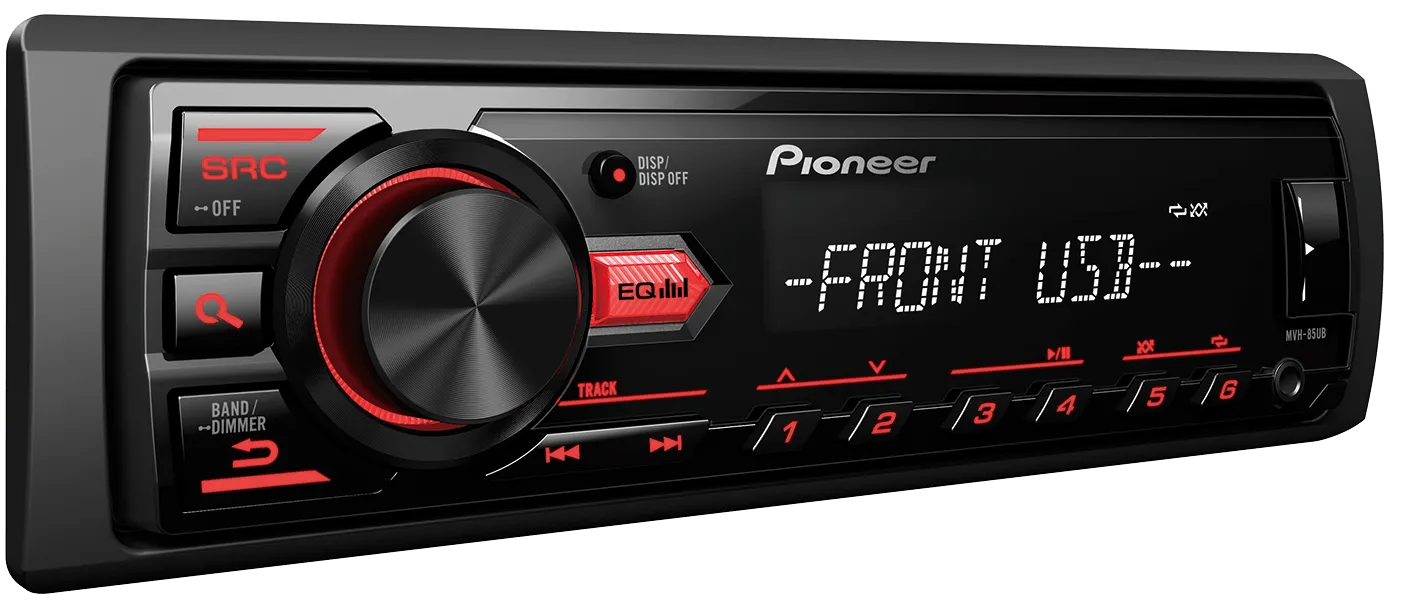Pioneer 85UB USB/AUX Single Din Media Player