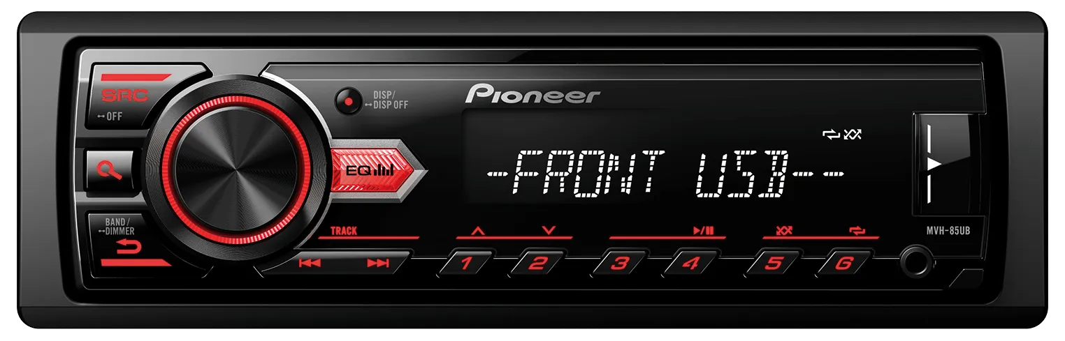 Pioneer 85UB USB/AUX Single Din Media Player