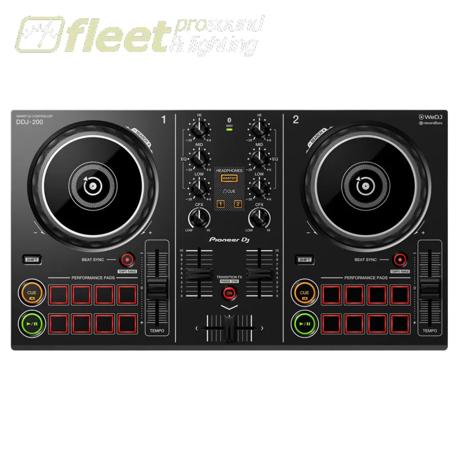 Pioneer DDJ-200 Smart DJ Controller for WeDJ & Rekordbox