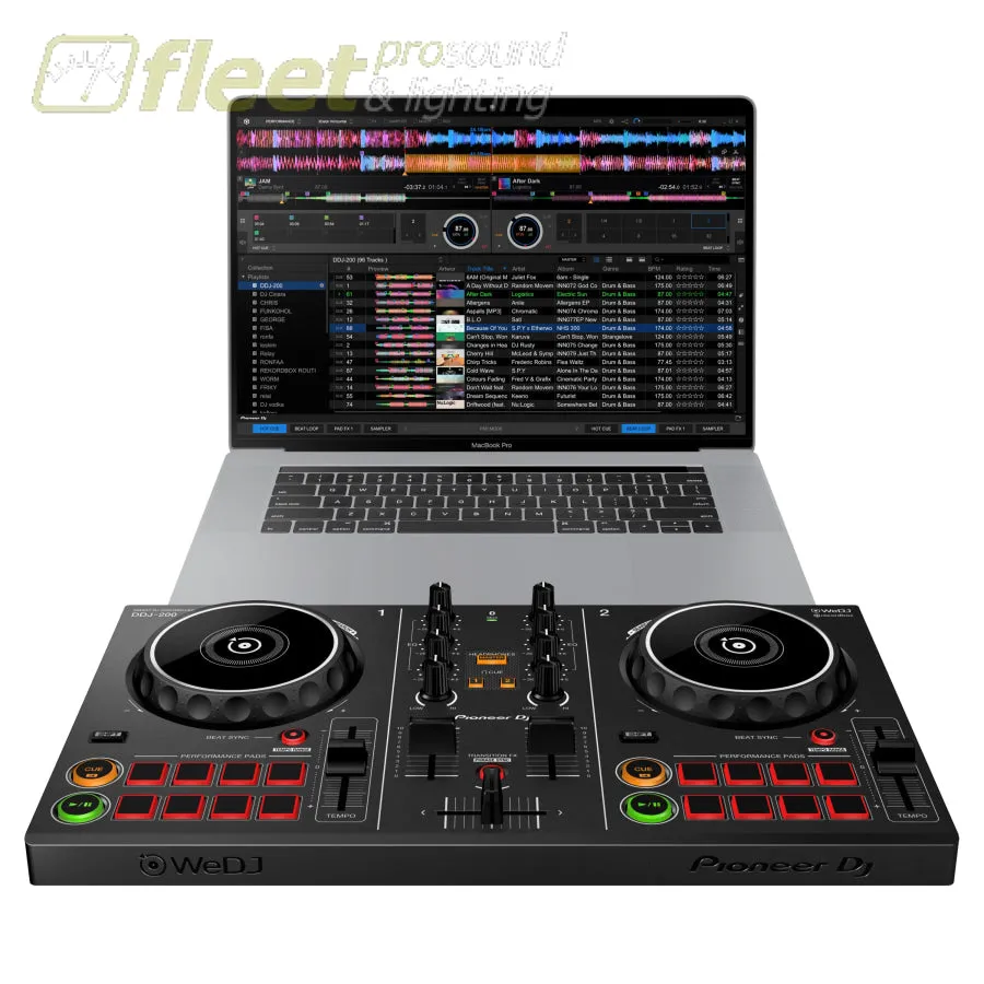 Pioneer DDJ-200 Smart DJ Controller for WeDJ & Rekordbox