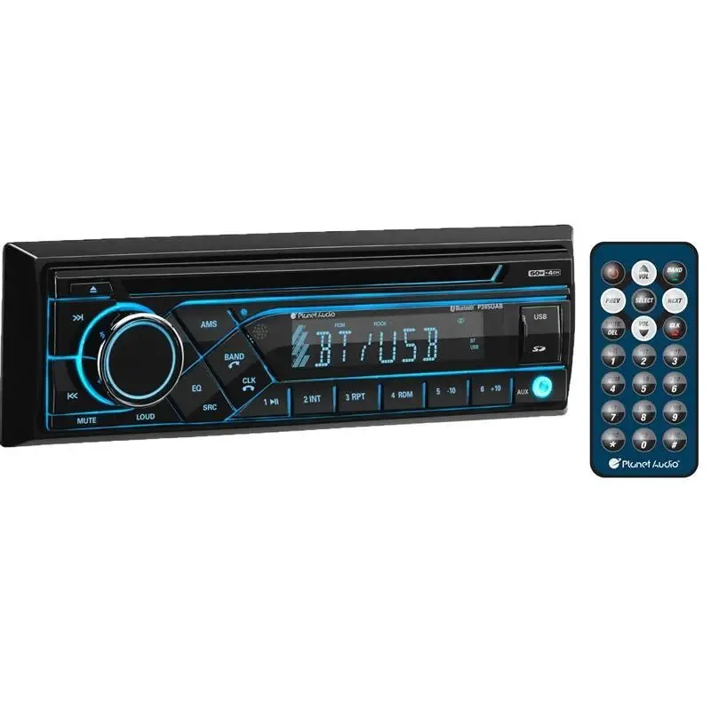 Planet Audio P385UAB Single DIN In Dash Bluetooth CD AM/FM Receiver
