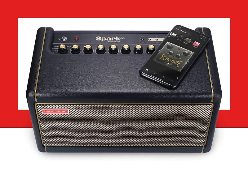 Positive Grid Spark 40 Guitar, Bass & Acoustic Amplifier, Black