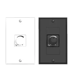 Powersoft Decora Wall Mount Level Controller for Install and Mezzo Amplifiers (Black & White - Part # KT000365)
