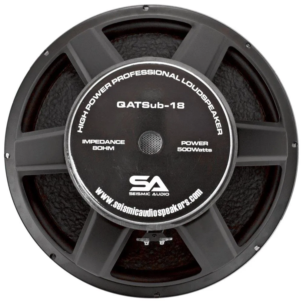 QATSub-18 - 18 Inch Steel Frame Subwoofer Driver - 8 Ohm