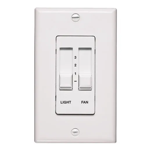Quorum International 7-1192-6 Fan Wall Control Switch in White Finish
