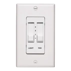 Quorum International 7-1192-6 Fan Wall Control Switch in White Finish