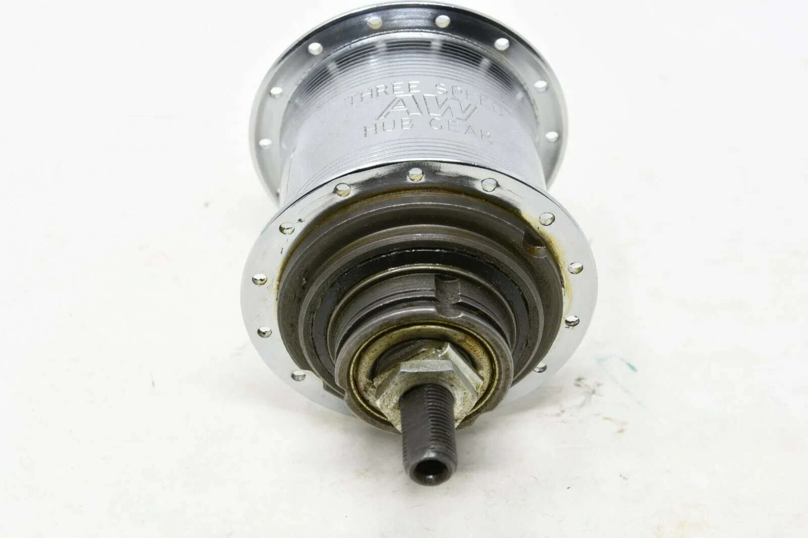 Raleigh Sturmey Archer Genuine UK Made In England 3 Speed Aw Hub 28 Spoke NOS