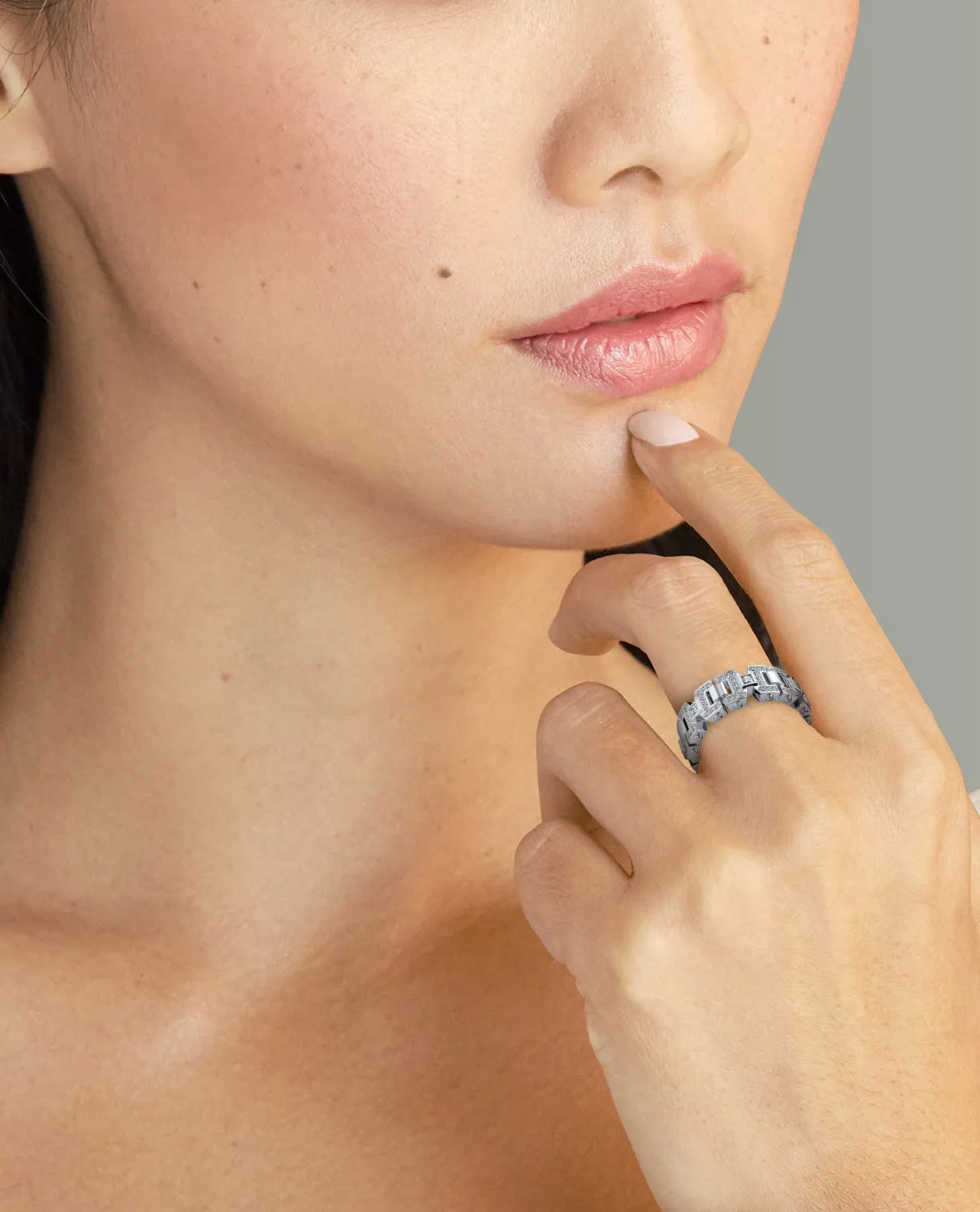 Ready to Ship - BAKER Gold Ring with 0.60ct Diamonds