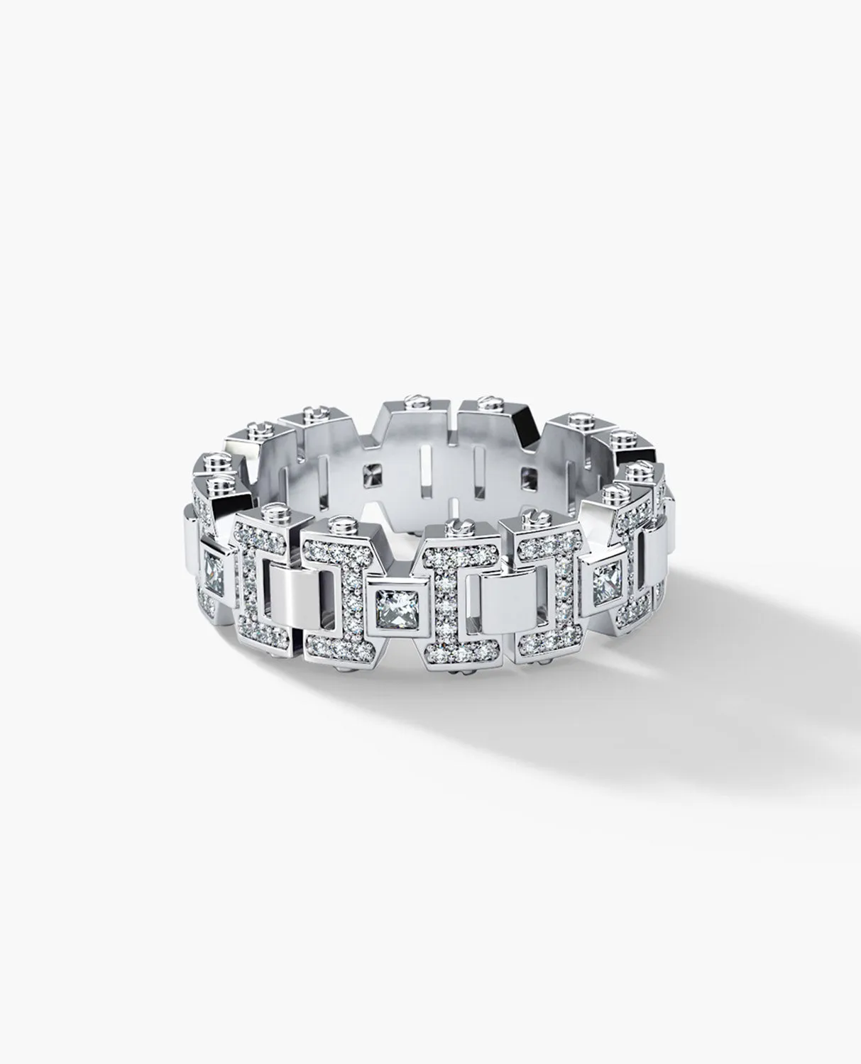 Ready to Ship - BAKER Gold Ring with 0.60ct Diamonds