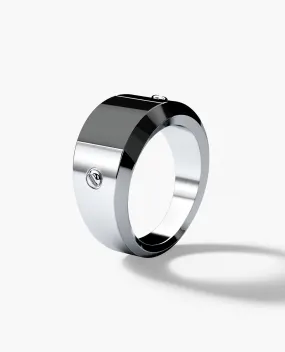 Ready to Ship - MONTANA Gold Ring with Black Onyx