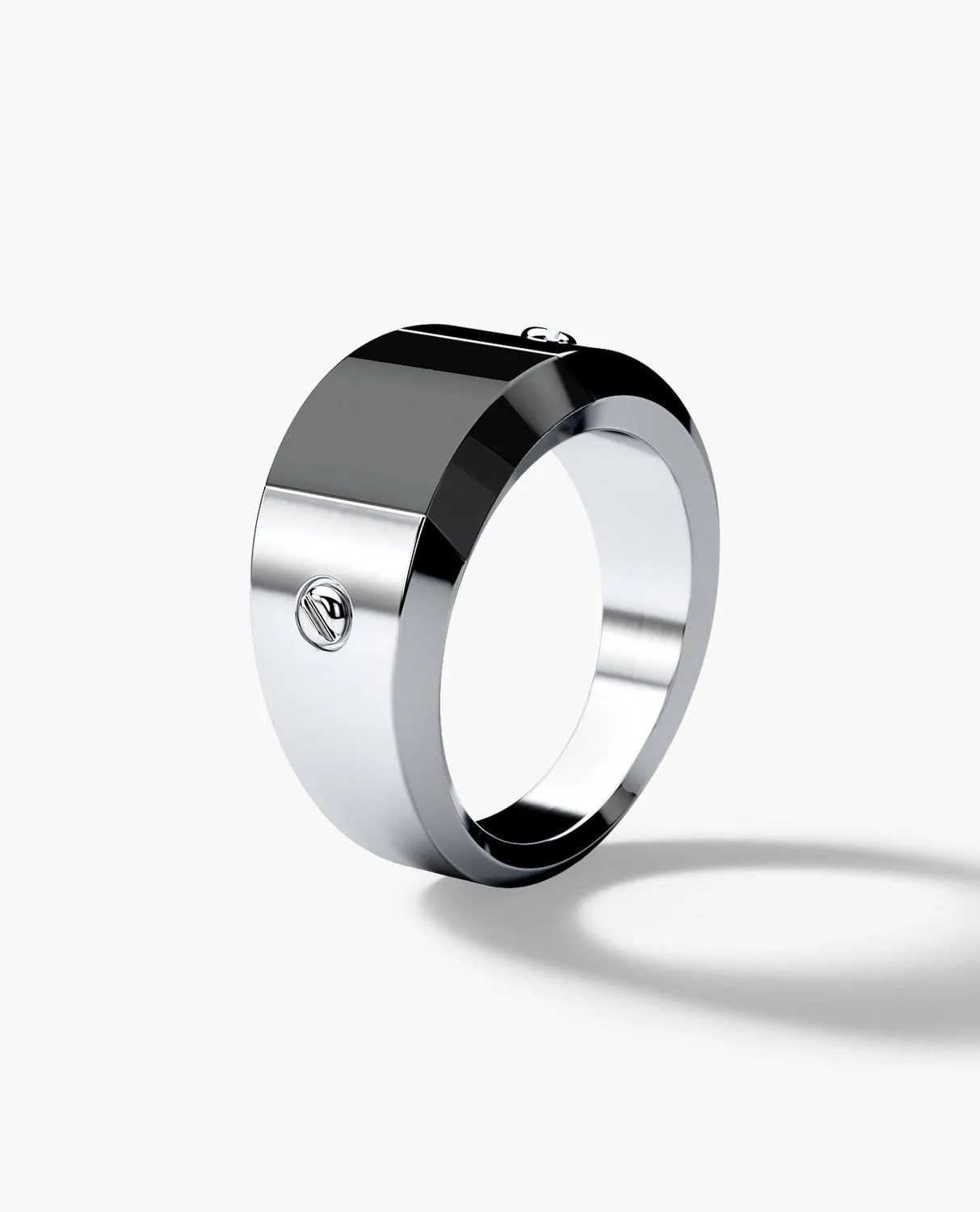 Ready to Ship - MONTANA Gold Ring with Black Onyx