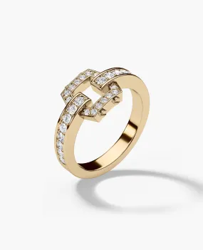 Ready to Ship - NORTHSTAR MINI 18k Yellow Gold Ring with 0.50ct Diamonds