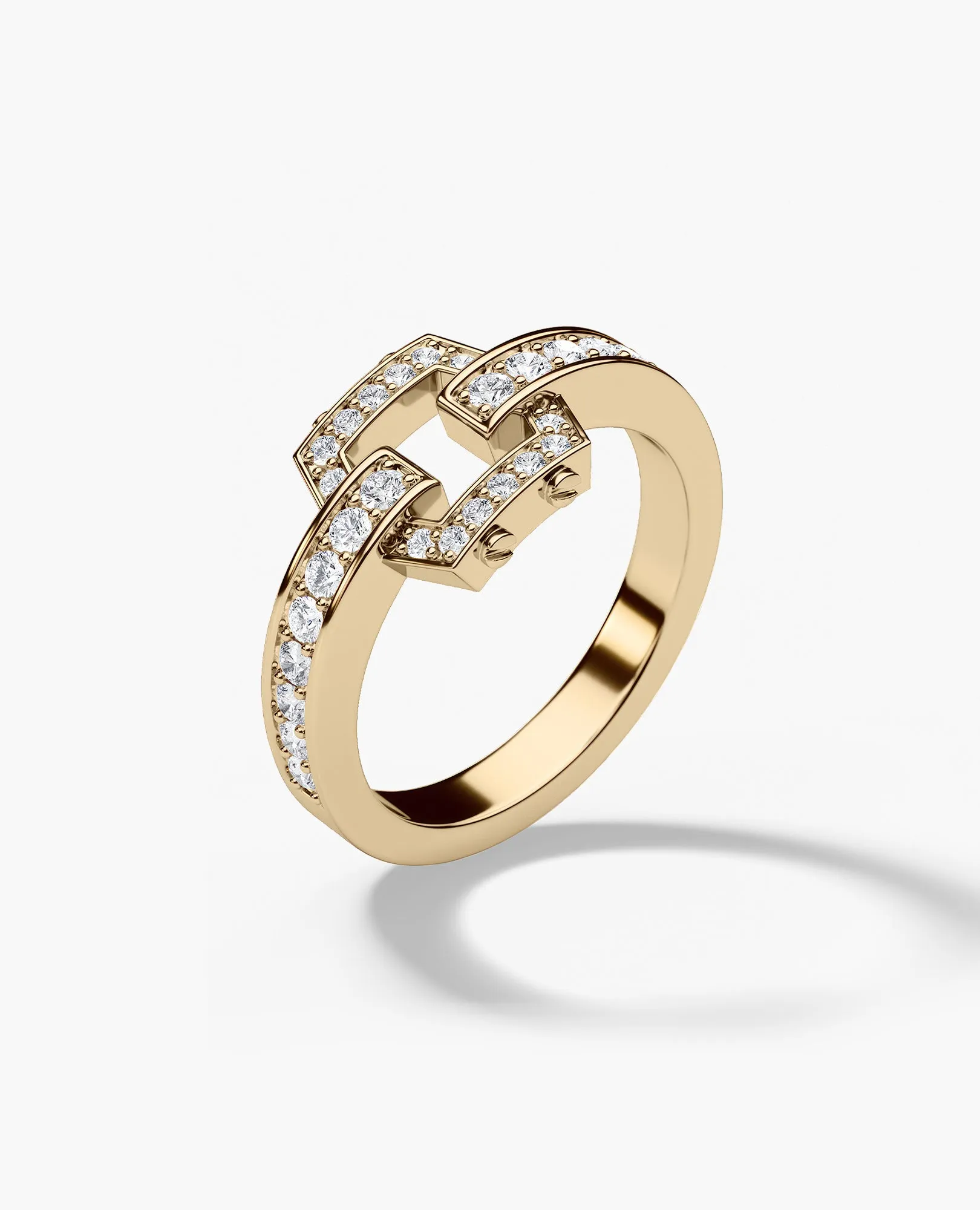 Ready to Ship - NORTHSTAR MINI 18k Yellow Gold Ring with 0.50ct Diamonds