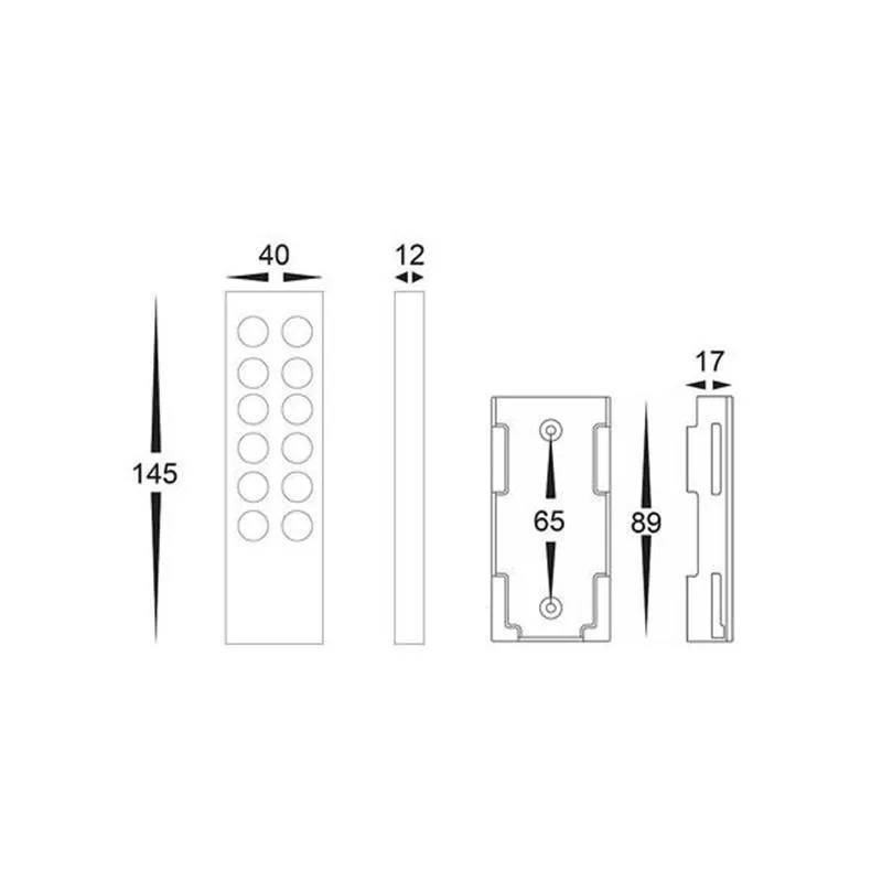 Remote Controller for EcoLamp RGBC/RGBW LED Strip Havit Lighting - HV9102-V4