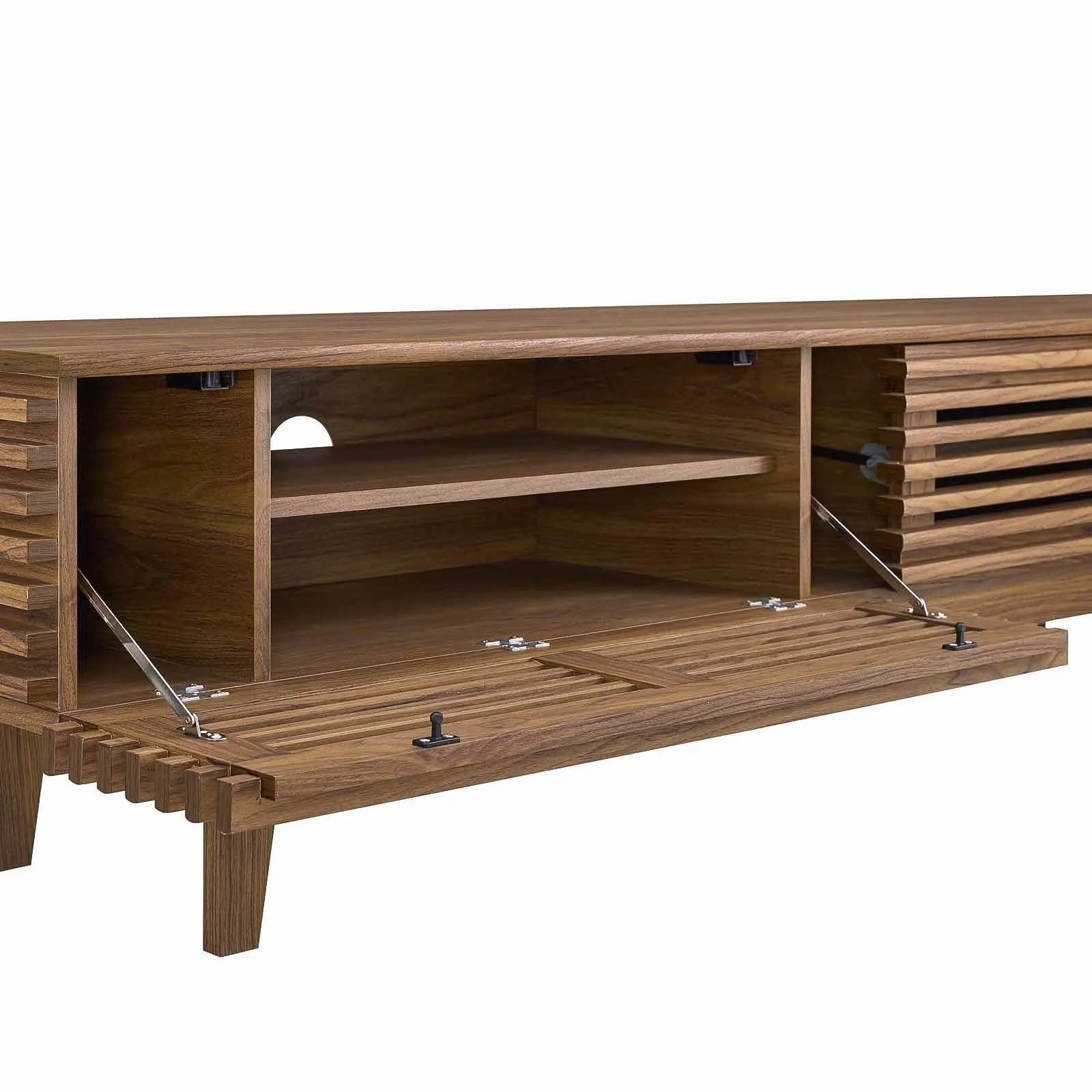 Render 71" TV Stand Walnut EEI-3348-WAL