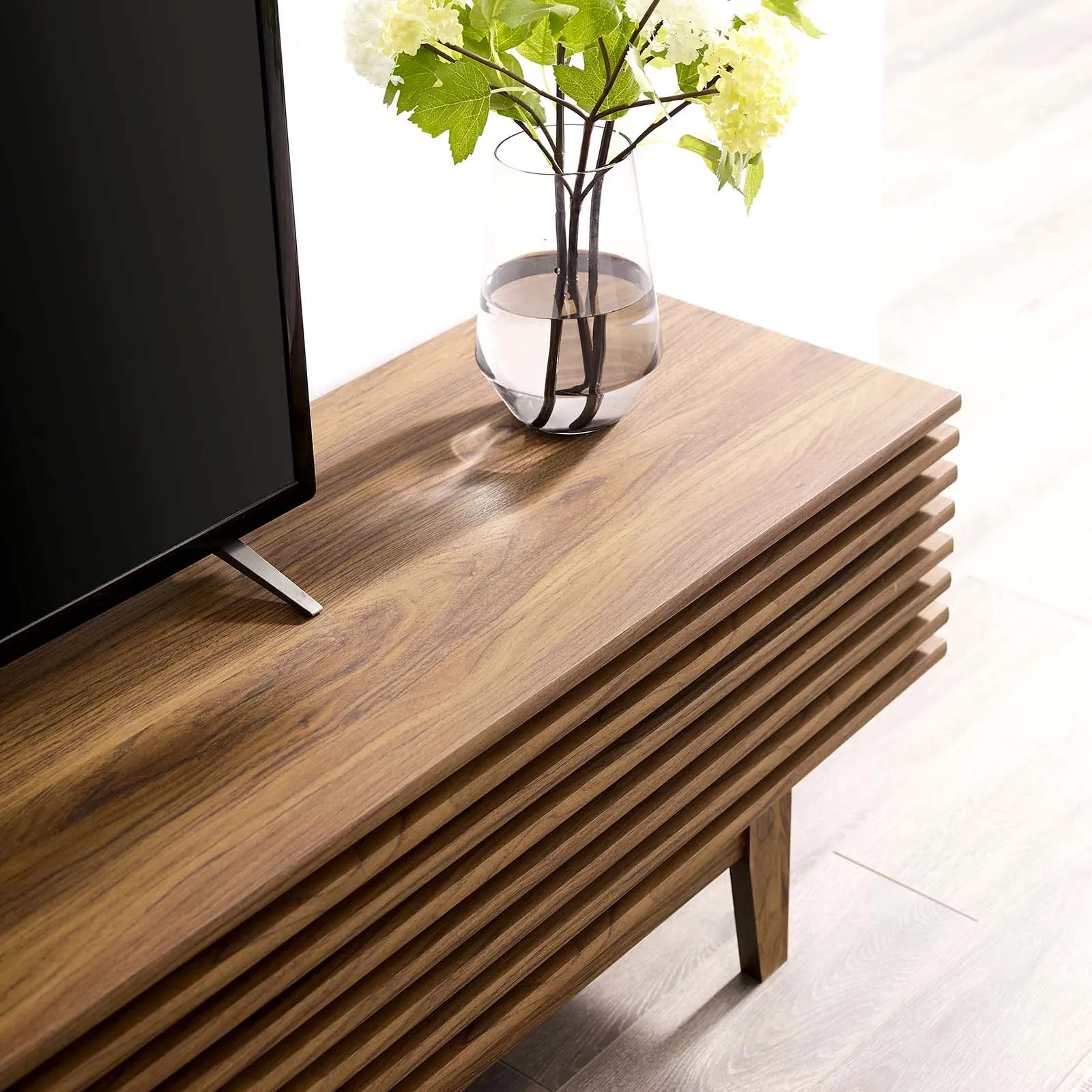Render 71" TV Stand Walnut EEI-3348-WAL