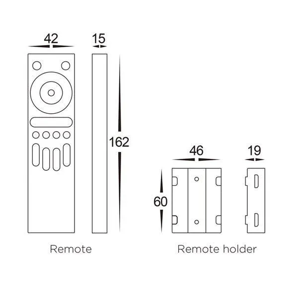 RGBC/W 4 Zone LED Strip Remote Controller Havit Lighting - HV9102-Q4