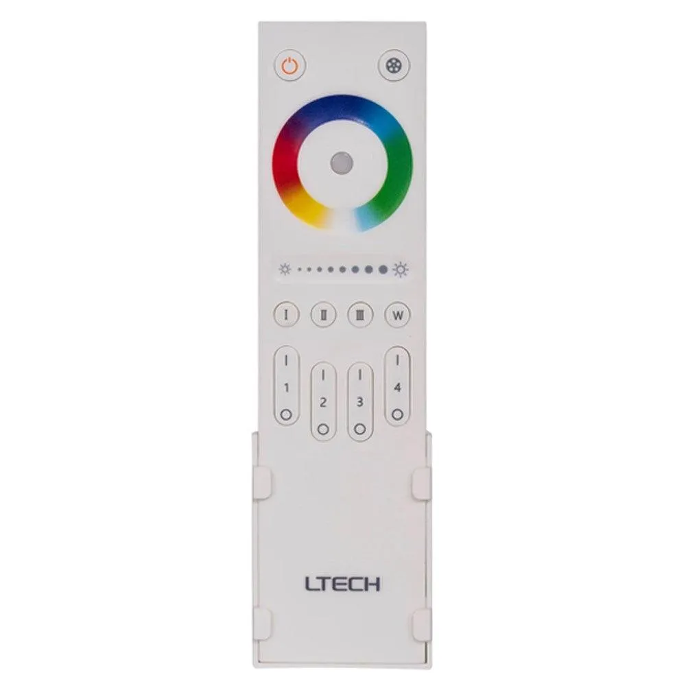 RGBW 4 Zone LED Strip Remote Controller White Havit Commercial - HCP-78241
