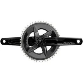 Rival AXS Bicycle Crankset with Quarq Power Meter - 170mm, 12-Speed, 46/33t Yaw, 107 BCD, DUB Spindle Interface, D1