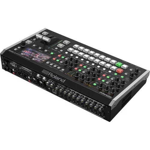 Roland V-160HD Streaming Video Switcher Bundle with Blackmagic Design Micro Converter   HDMI to SDI 3G 8K HDMI Cable   Pearstone 25' SDI Video Cable (BNC to BNC)