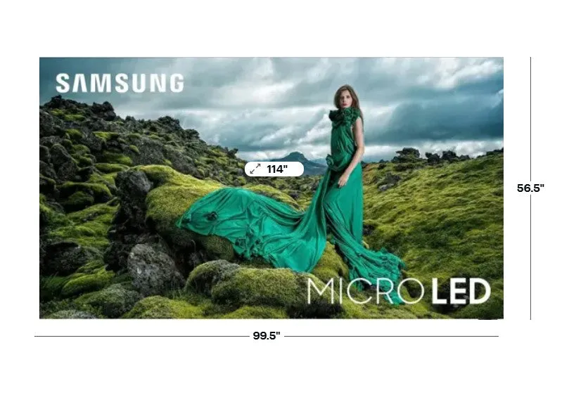 Samsung 114” Class MSIC MICRO LED Smart TV
