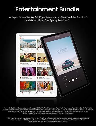 Samsung Galaxy Tab A7 10.4 Wi-Fi 32GB Silver (SM-T500NZSAXAR)