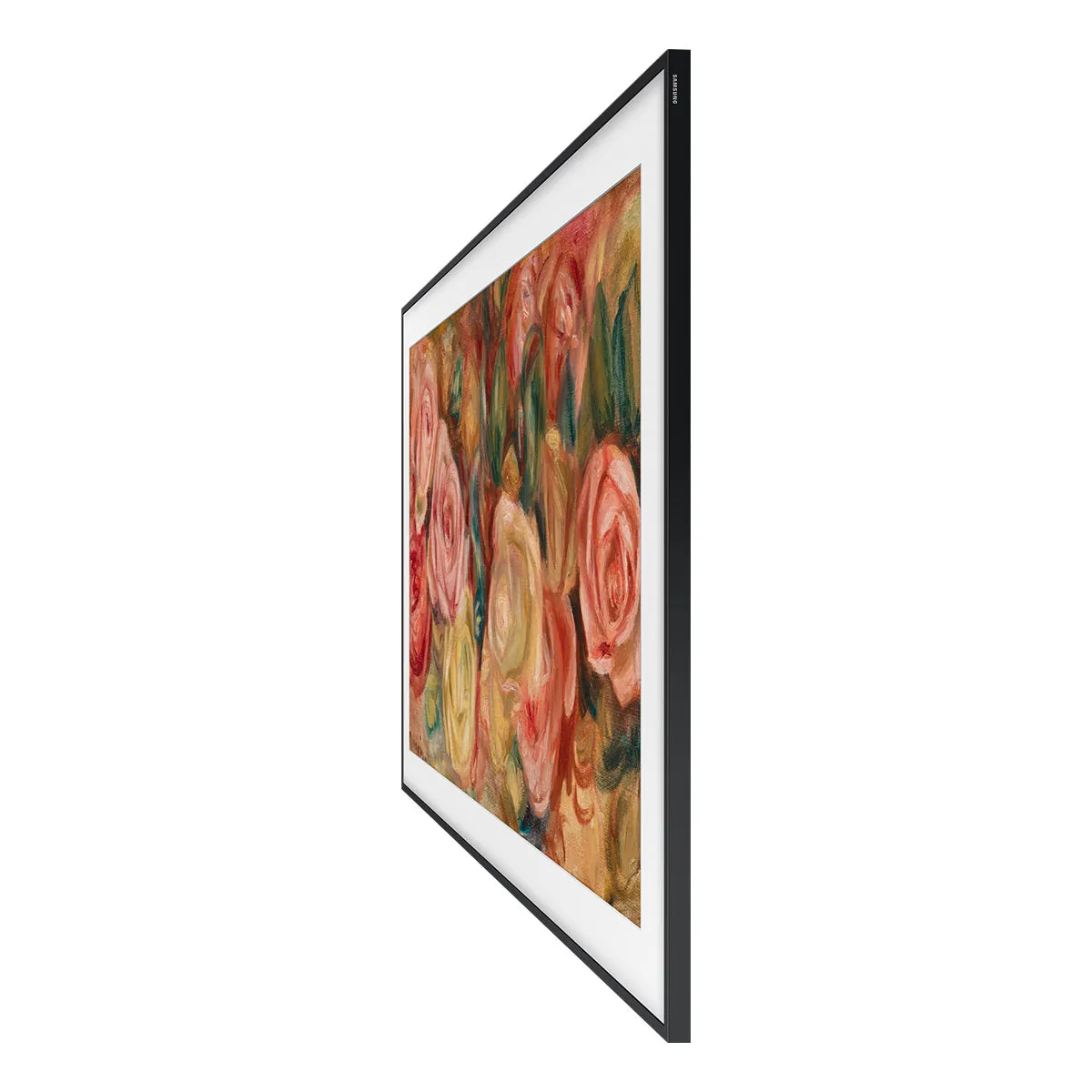 Samsung LS03D 75" The Frame QLED 4K HDR Smart TV with Slim-Fit Wall Mount (2024) and HW-LS60D Music Frame Bluetooth Speaker with Wall Mount