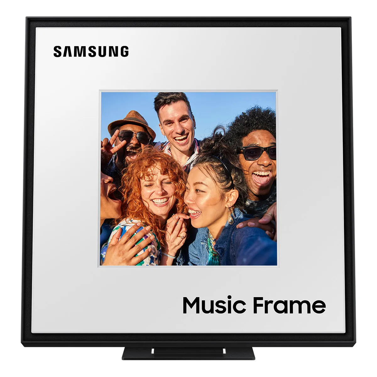 Samsung LS03D 75" The Frame QLED 4K HDR Smart TV with Slim-Fit Wall Mount (2024) and HW-LS60D Music Frame Bluetooth Speaker with Wall Mount