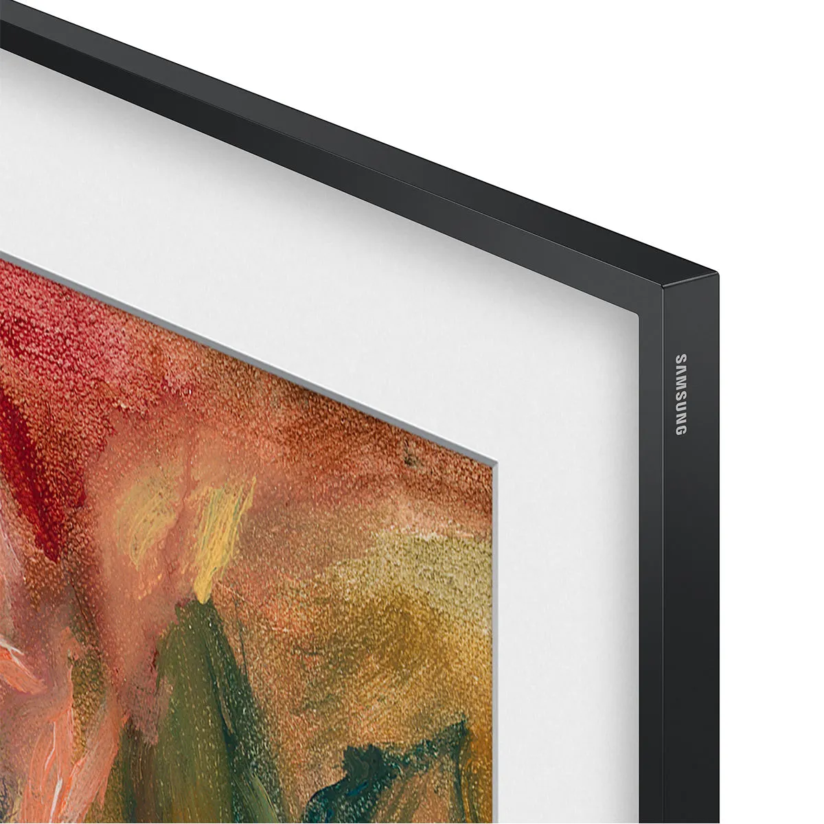 Samsung LS03D 75" The Frame QLED 4K HDR Smart TV with Slim-Fit Wall Mount (2024) and HW-LS60D Music Frame Bluetooth Speaker with Wall Mount