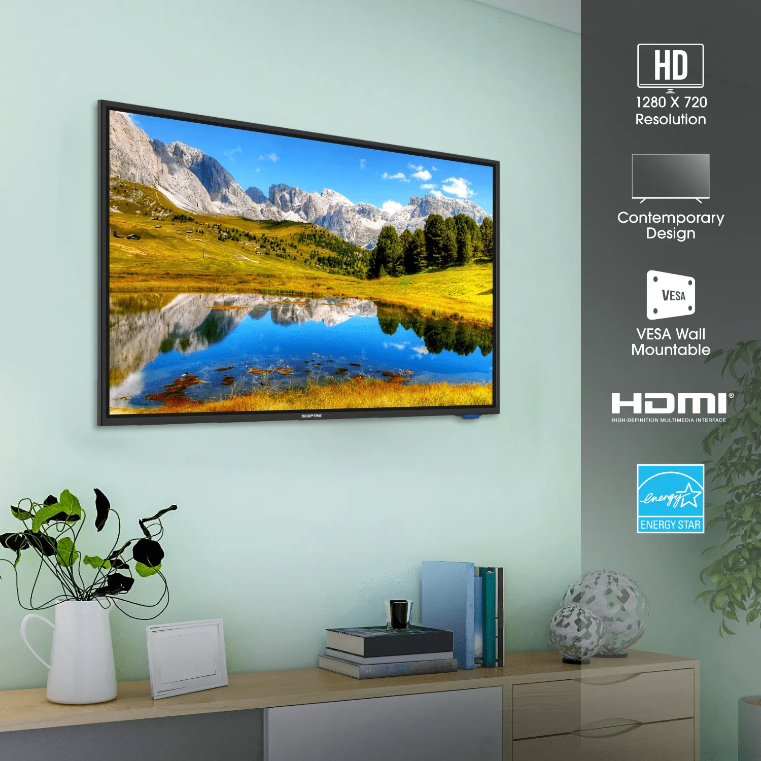 Sceptre 32" Class 720P HD LED TV X322BV-SR