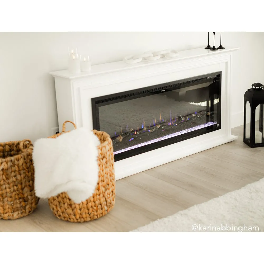 Sideline Elite 50 Inch Smart Electric Fireplace with Encase Surround Mantel