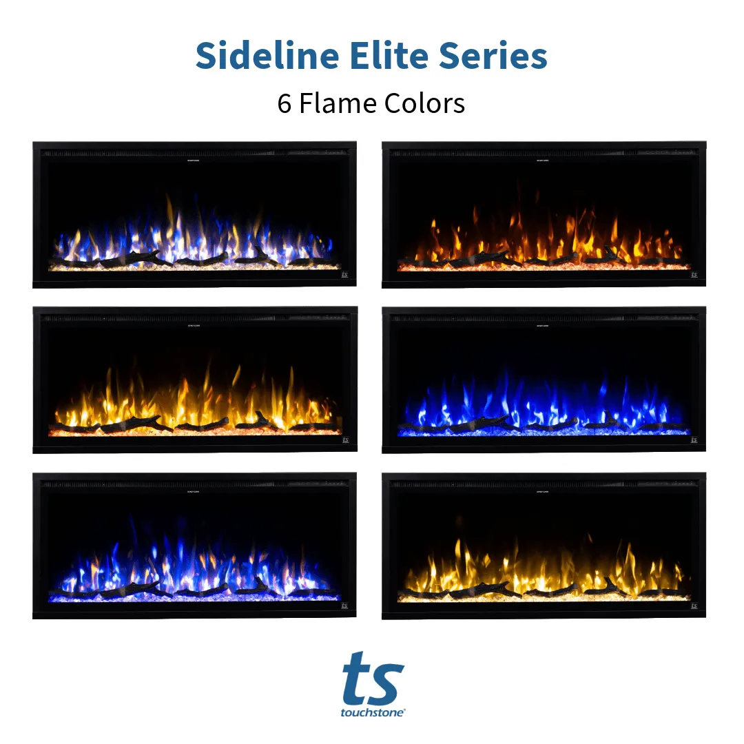 Sideline Elite 60 Inch Recessed Smart Electric Fireplace 80037