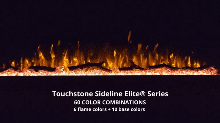 Sideline Elite Smart 80052 Forte 40 Inch WiFi-Enabled Recessed Electric Fireplace (Alexa/Google Compatible) Refurbished