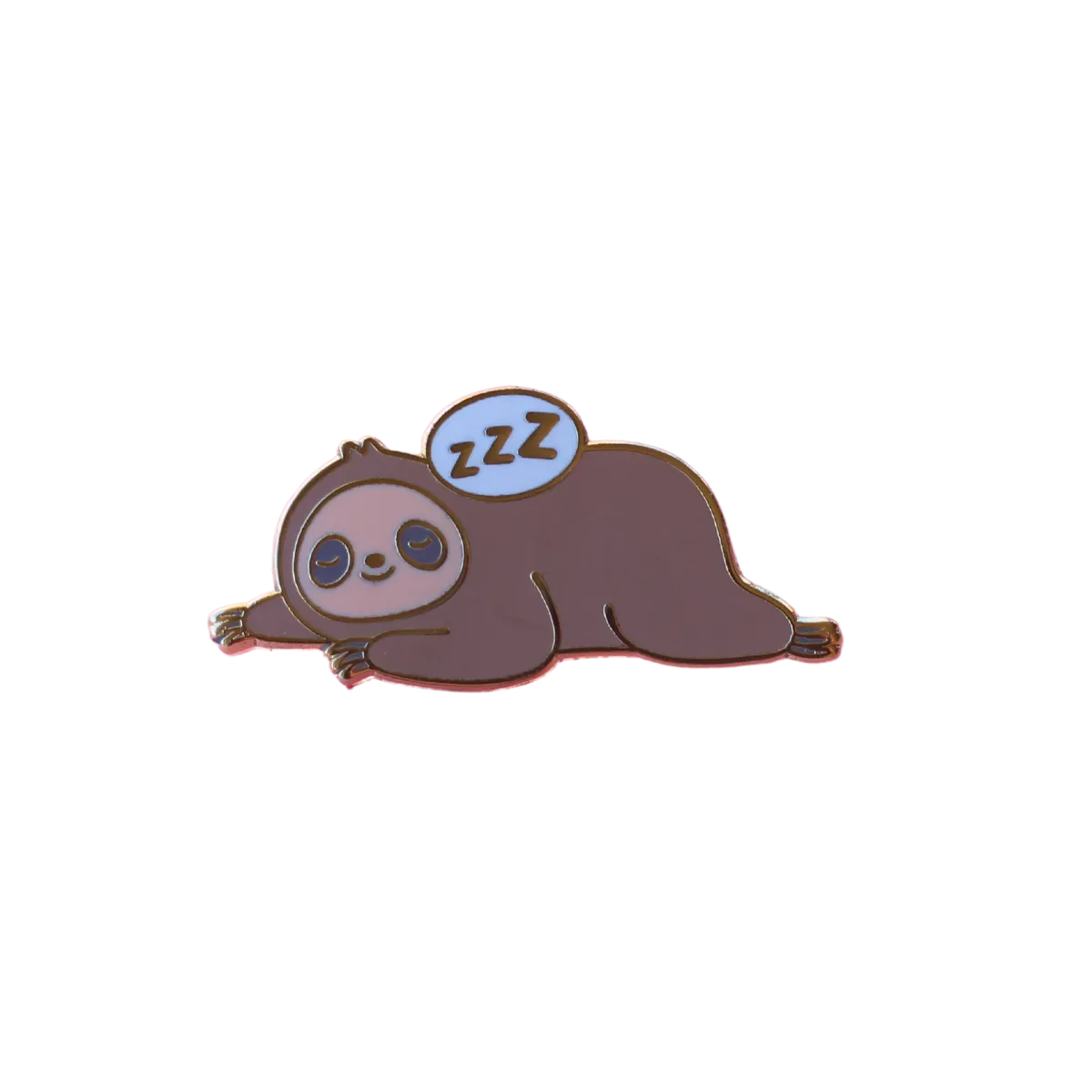Sleepy Sloth Enamel Pin