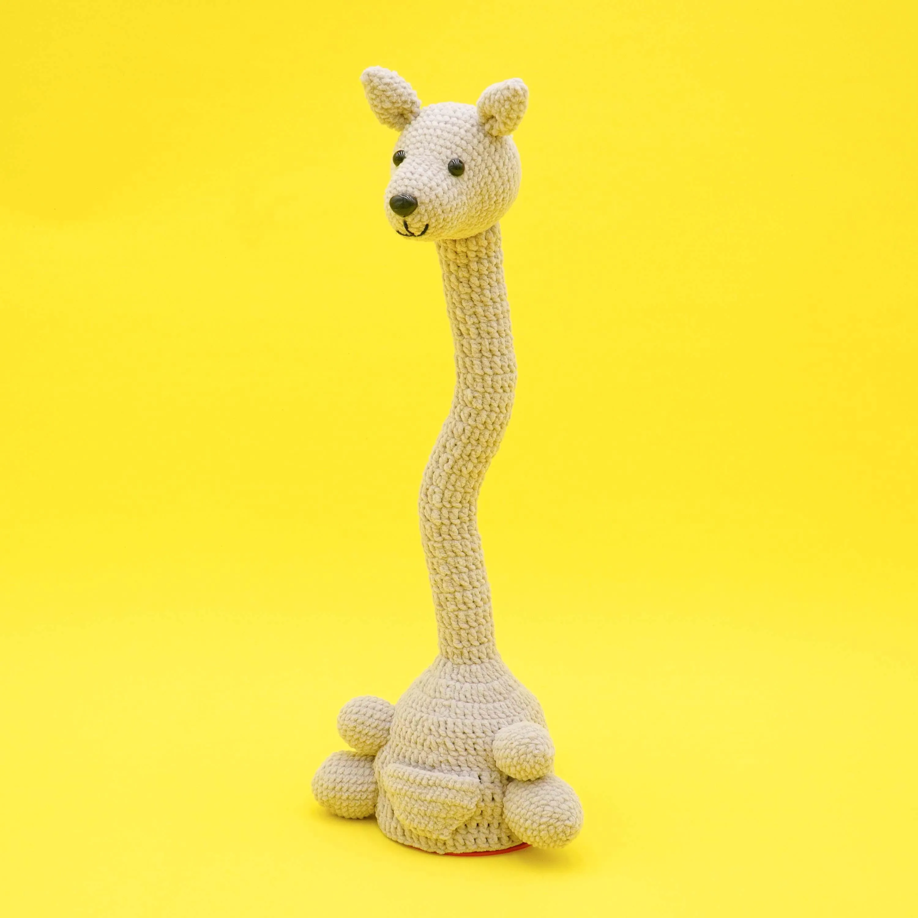 Smart kangaroo Animal Can Sing and Dance Cute Crochet Kit