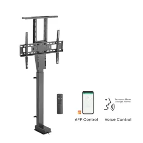 Smart Large Motorized Tv Lift Stand With Voice & App Control - SH 47MX (Fits Most 37" ~ 80" Screen, Weight Capacity 60kg)