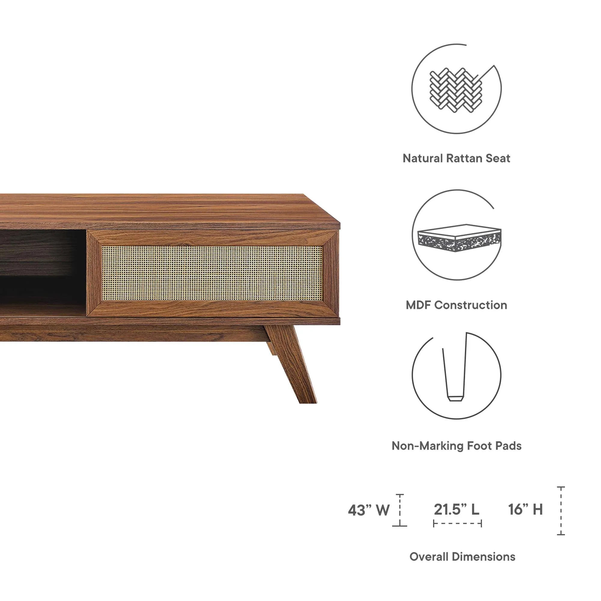 Soma Coffee Table by Modway
