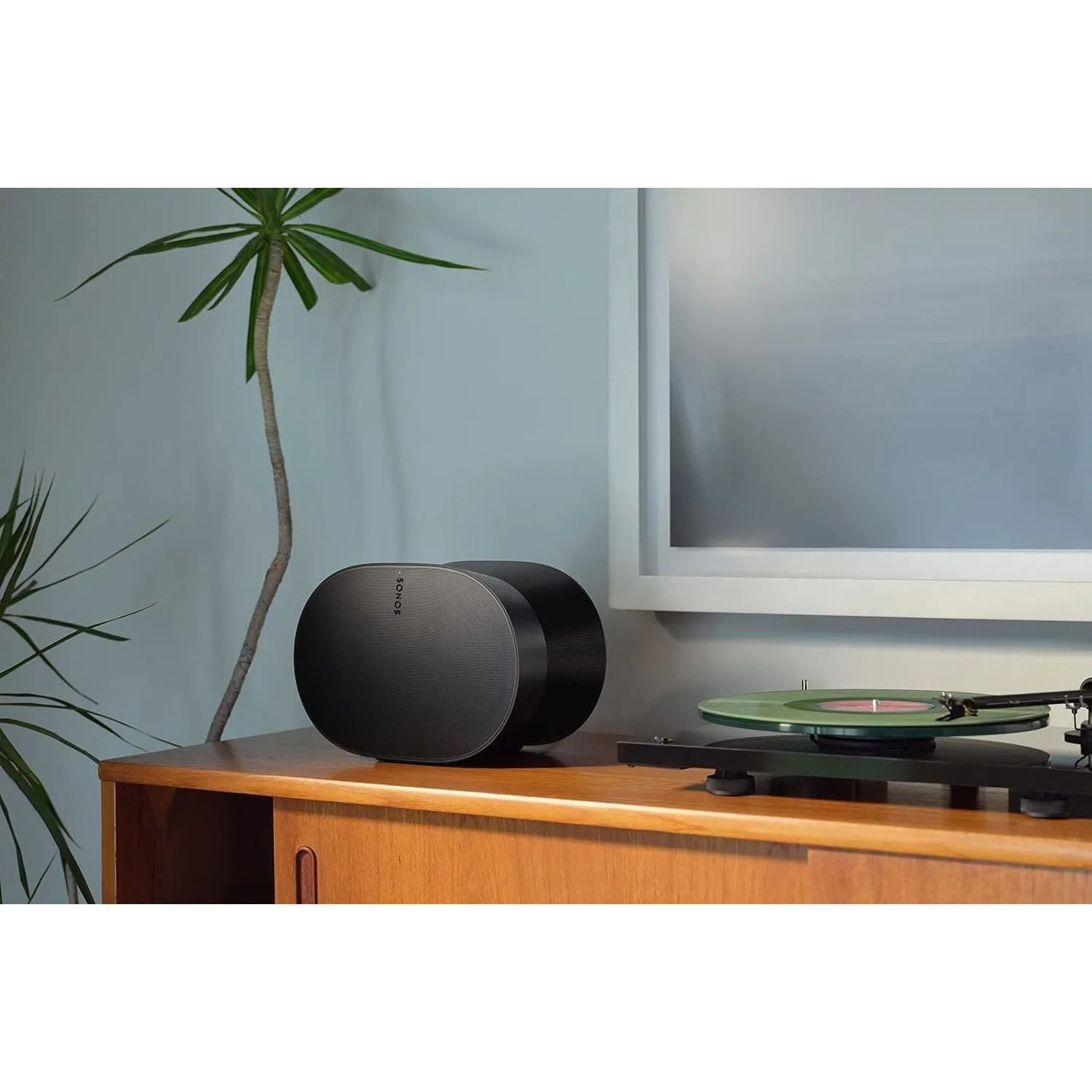 Sonos Era 300. Feel sound all around. With next-level audio, Era 300 doesn’t just surround you, it puts you inside your music. (Black)