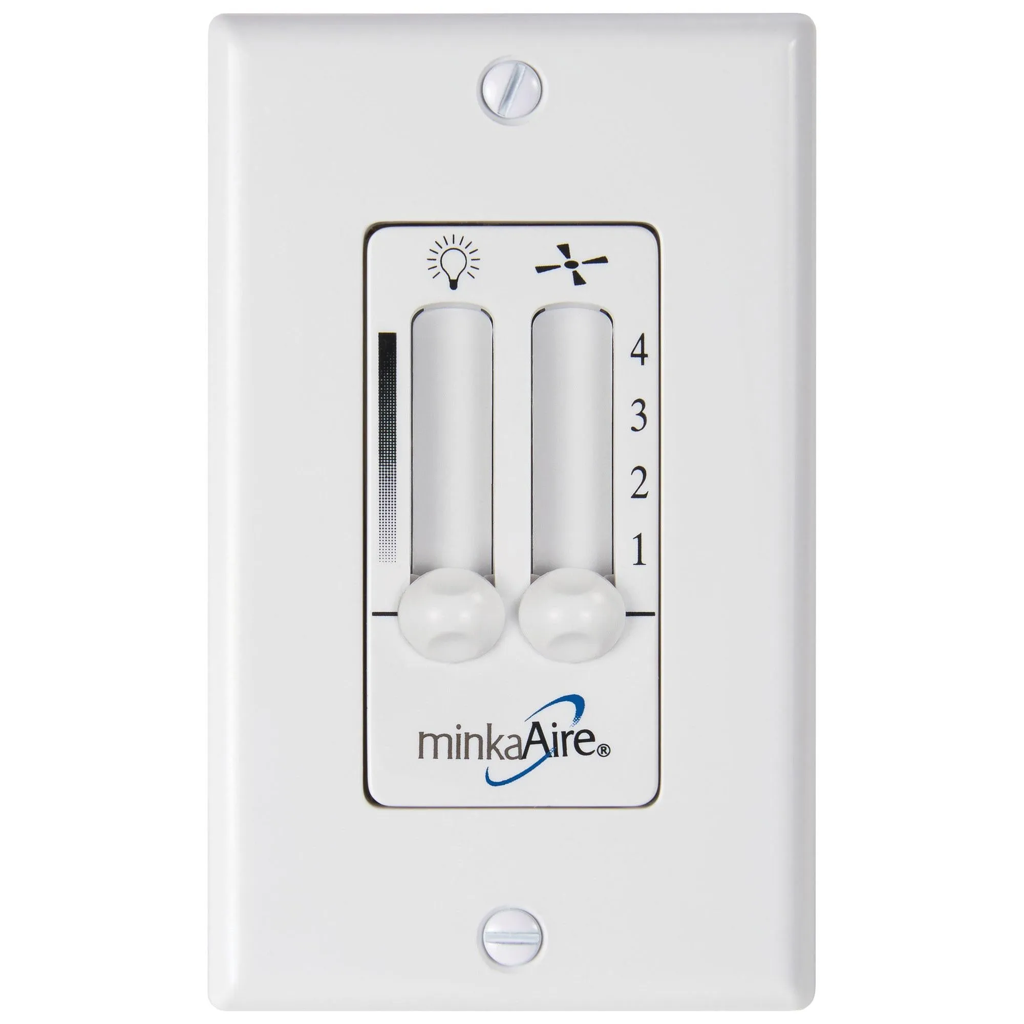 Spacesaver 4-Speed Ceiling Fan and Light Wall Control