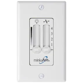Spacesaver 4-Speed Ceiling Fan and Light Wall Control