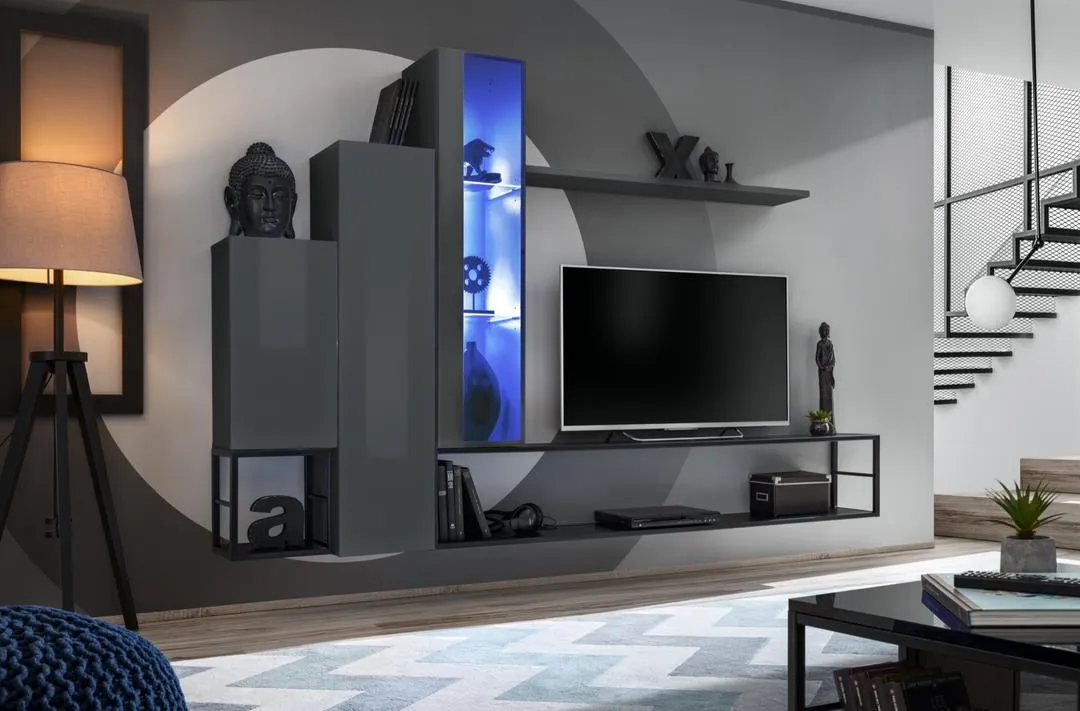 Switch Metal VIII Entertainment Unit For TVs Up To 60"