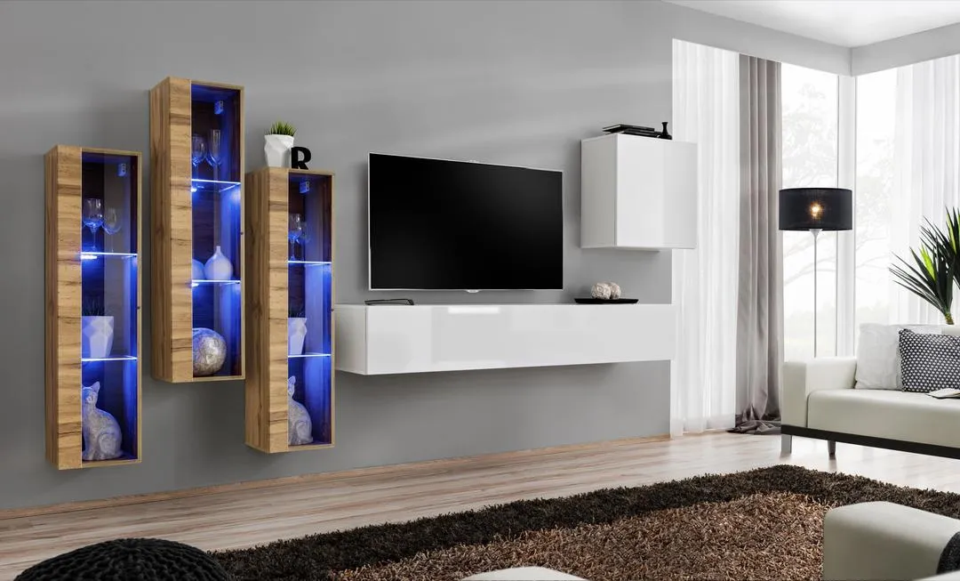 Switch XIII Entertainment Unit For TVs Up To 75"