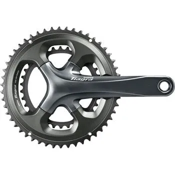 Tiagra FC-4700 Crankset - 165mm 10-Speed 52/36t 110 Asymmetric BCD Hollowtech II Spindle Interface Gray