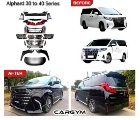 Toyota Alphard 30 2015  Upgrade to 40 Series Full Conversion Kit