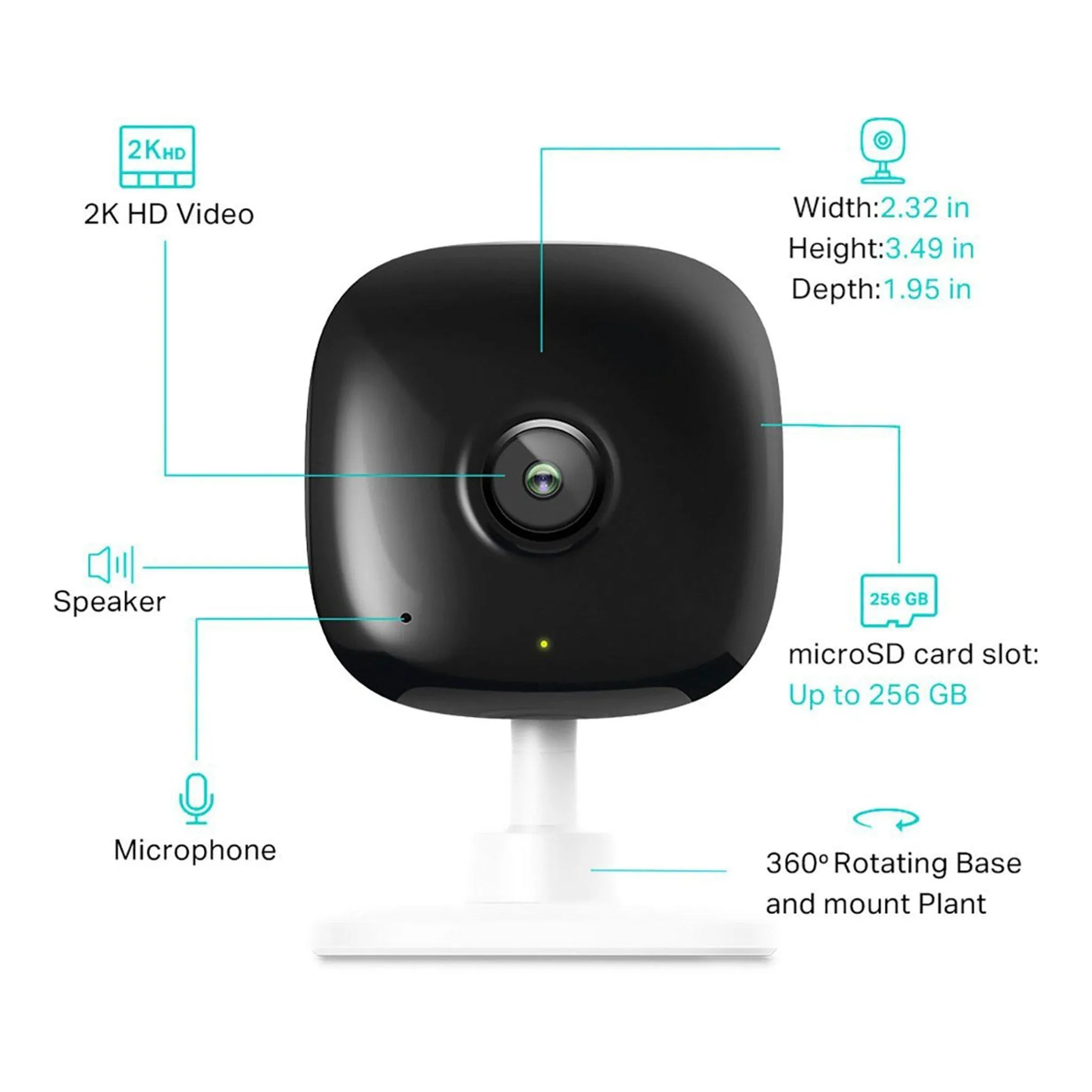 TP-Link KC401 2K HD Kasa Smart Spot Security Camera
