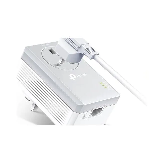 TP-Link TL-PA4010P KIT AV600 Powerline Adapter Starter Kit with Pass-Through