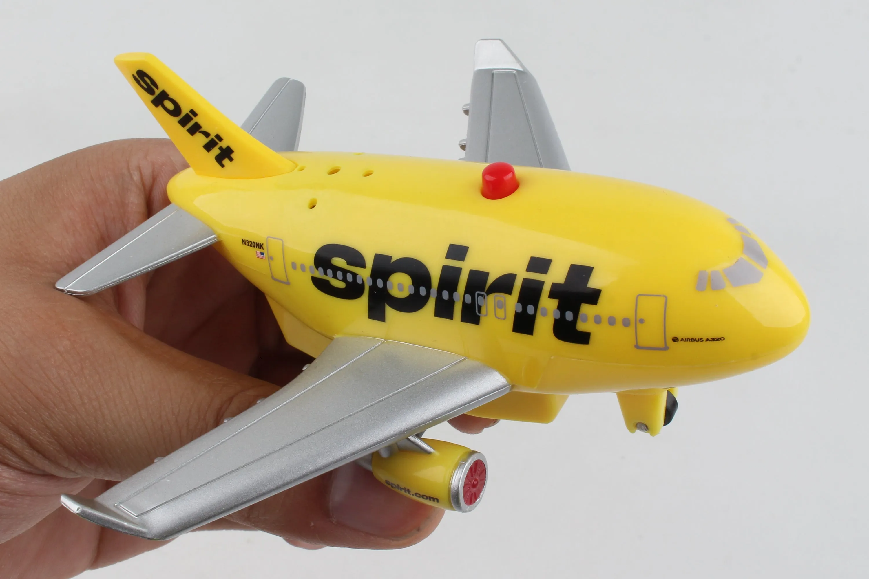 TT182 Sprit Airlines Pullback w/lights & sound